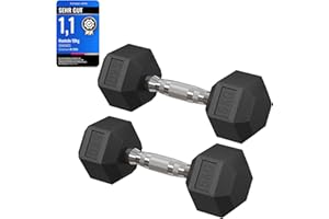 SONGMICS Hantelset, Hanteln 2er Set, Hexagon, Kurzhantel-Set, 2 x 5 kg,2 x 10 kg,für Workout, Fitnesstraining, Gewichtheben für Zuhause, Fitnessstudio