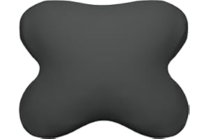 ‎EDDA LUX Edda Lux Bezug passend für Tempur OMBRACIO Schlafkissen, 60/56 x 50/48 cm, formbeständiger Jersey Kissenbezug für Schmetterlingskissen, aus 100% Baumwolle, in Anthrazit