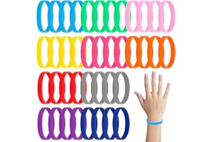 UMILKI Eintrittsbänder - Wasserdichte Event Armbänder, Wiederverwendbare Silikon Armbänder in 10 Farben für Konzerte, Aktivitäten, Parties & Wettbewerbe