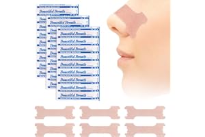 MXTIMWAN 120 Stück Nasenpflaster Schnarchen, Nasenpflaster Gegen Schnarchen, Nasenstrips für Sport, SchlafGegen, Besser Atmen Beim Schlafen (66 x 19 mm)