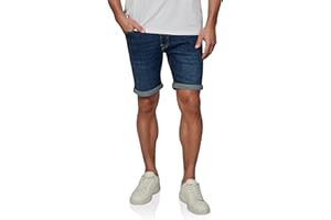 JACK & JONES Jeans Shorts Herren Stretch Kurz Regular Fit JJIRICK Kurze Hosen Bermuda Shorts Sommer Denim Einfarbig Schwarz Blau S M L XL XXL