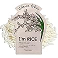 TONYMOLY Radiance Glow Rice Mask Sheet I'm Line Rice Extract for Brightening & Hydration 21g 1 Sheet