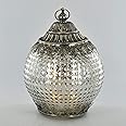 Prezents.com LED Lantern Silver Moroccan Style Battery Powered