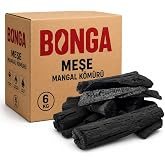 Meşe Mangal K&ouml;m&uuml;r&uuml; 6 kg - Doğal Elleme Barbek&uuml; K&ouml;m&uuml;r&uuml;, Uzun Yanışlı Y&uuml;ksek Isılı Izgara ve Mangal K&ouml;m&uuml;r&uuml;, Kamp, Piknik ve Res