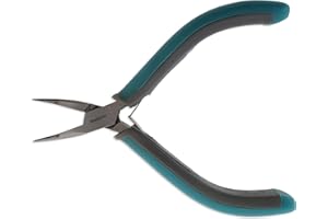 THE BEADSMITH Beadsmith Simply Modern-Serie, Gebogene Spitzzange, 4,75 Zoll lang