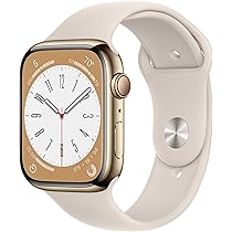 Apple Watch Series 8 [GPS + Cellular 45 mm] Smart Watch w/Gold 