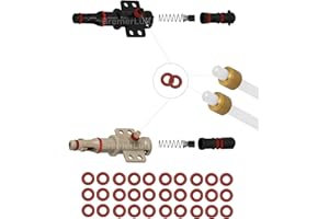 BREMERLUFT Lot de 30 joints toriques pour tuyau en silicone de 4 mm - Pour machine à café et machine à café automatique - Compatible avec Saeco, Philips, Siemens, Bosch, Krups, Spidem Gaggia, Jura, Miele,