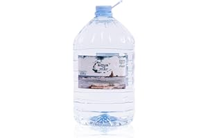 AQUA DE MAR BY VIZMARAQUA Eau mer hypertonique 8 litres - Emballage en plastique sans bisphénol A et phtalates - mer - Plusieurs avantages - Captée dans le parc naturel capot (Almerie) (8 litres)