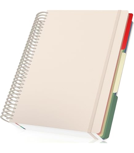 Quaderno A Spirale A4 Yarotm - 120 Fogli A Righe, Copertina Morbida, Azzurro - Foto 7