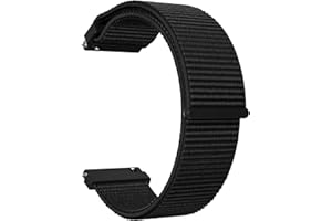TOOBUR Cinturino per orologio da 22 mm, Cinturini in nylon a sgancio rapido, Loop singolo regolabile per uomo e donna, Compatibile con orologi