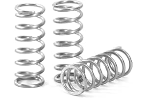 GUNGY Druckfeder Edelstahl Feder Druckfedern 20mm Drahtdurchmesser 0,9mm Außendurchmesser 8mm Länge 20mm Maximale Federkraft 2,1kg 10 Stück