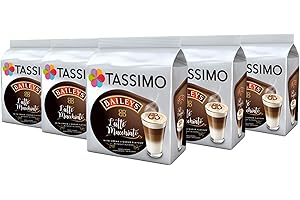 Tassimo Baileys Latte Macchiato Coffee Pods x8 (Pack of 5, Total 40 Drinks)