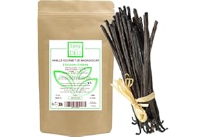 Gousses de vanille noire gourmet de Madagascar - Taille: 12 à 14 cm (5)