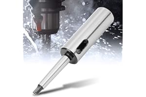 PLYISTY Taper Drill Sleeve, MT1 to MT2 Morse Taper Drill Sleeve Lengthened Taper Reducing Adapter, for Lathe Milling