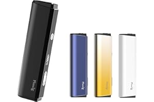 Pluscig C20 Tabakerhitzer Kompatibel mit IQOS ILUMA TEREA,Präzisere Temperaturregelung,3500mAh Großer Akku für 45-50 Sticks,Berührungslose Induktionsheizung,Inklusive Zieher,Metall Material (Schwarz)