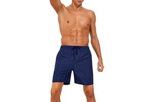 TMK Pantaloncini da Bagno Uomo Costume da Spiaggia Boxer Mare Transpirante Asciugatura Veloce cod.18300