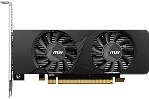 MSI Tarjeta gráfica Gaming RTX 3050 LP 6G OC (NVIDIA RTX 3050, 96 bits, Boost Clock: 1492 MHz, 6GB GDDR6 14 Gbps, HDMI/DP, Arquitectura Ampere)