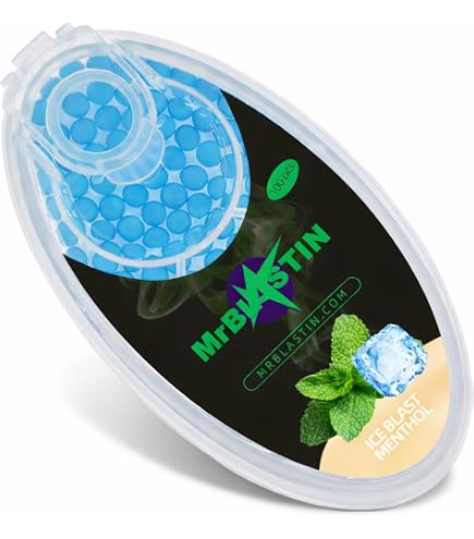 cigarette menthol balls 100 Blue Menthol Bead Crush With Dispenser Applicator MrBlastin 100 Black Ice Mint