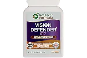 Supplément méso-zéaxanthine pour les yeux: VISION DEFENDER MZ - Protéger et améliorer la santé oculaire, méso-zéaxanthine antioxydant caroténoïde de haute résistance pour les yeux (90 gélules)