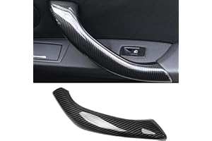 Jaronx Hardware Handle, Carbon Fiber Pattern Door Handle Cover for BMW X1/X2, Replacement for Right Side Door Handle, ABS Material, Compatible with F48 2016-2019, F39 2018-2019
