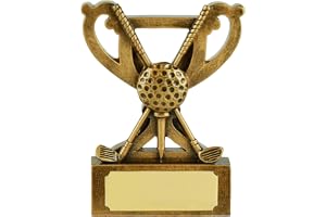 SilverTrophy: Golf Mini Cup Trophy Award, Ideal for Tournaments, Competitions, Golf Days, Winners, Longest Drive, Nearest the Pin, Golfing Events, Golf Holiday Prize.