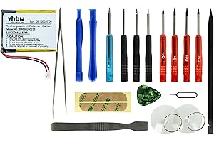 ‎VHBW vhbw Akumulator kompatybilny z Garmin Fenix 6X, 6X Pro Solar Smartwatch zegarek fitness (230 mAh, 3,7 V, litowo-polimerowy) + zestaw narzędzi