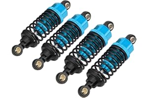 RC Shock Absorber, RC Shock Adjustable Damper Upgraded for TAMIYA for TT-02 blue, (01 02 0156ixaA-11)