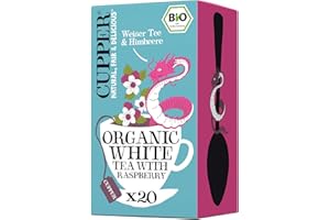 ‎CUPPER Cupper Bio Weißer Tee, Himbeere, 20 Beutel, 34 g