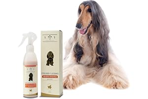101 LOVE FOR PET Linea 101, Spray Sciogli Nodi Pelo Cane Naturale per Tutti i Tipi di Pelo con Oli Vegetali, Mantello Morbido, Brillante e Sano, Districante Pelo Cane, 250ml, Made in Italy