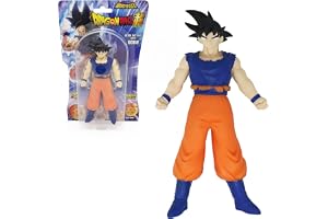 Bizak Monsterflex Dragon Ball Goku Ultra Instinc Sign-figur, supertöjbar och elastisk docka, 18 cm, 8 för samlare, vuxen fans, samlare och barn från 6 år (64390230-27)