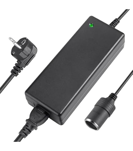 Trasformatore 230V A 12V SPORWAY - Adattatore Auto Con Presa Accendisigari, 60W, Per Frigoriferi E Dashcam - Foto 3