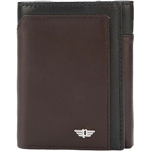nike mens trifold leather wallet