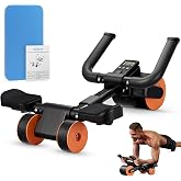 Bnlei Rueda Abdominal de Rebote Automático, Rodillo Abdominales Fitness, Abs Maquina Abdominales En el Gimnasio y en Casa, De