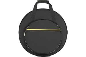 FREEAMG 22" Cymbal Bag/Cases with Carry Handle, Cymbal Soft Case 5mm thick Padded cotton for perfect protection, cymbal bag reat for Dust-proof and Water resistance Storage