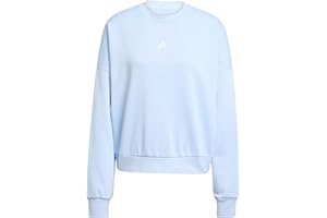 adidas Essentials Small Logo Feel Cozy Relaxed Fit Sweatshirt Sudadera Mujer (Pack de 1)