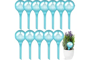 BBLTIFF Pack of 12 Watering Balls, 70 ml Plant Watering, Plant Watering Balls, Water Storage for Plants, Self-Watering System, 13 x 5 cm, for Indoor and Outdoor Potted Plants