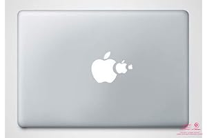 Artstickers - Adesivo per Portatile da 11" e 13""Mele - Adesivo per MacBook PRO Air Mac Portatile - Colore Bianco Regalo Spilart - Marca Registrato