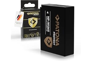 PATONA Protect NP-W126s Batterie 1140mAh Compatible avec Fuji Fujifilm XM5 X100F X100V X100VI XA1 XA2 XA3 XA5 XS10 XT3 XT20 XT30 II XT5 XT50 X-M5 X M5 X-S10 X-T3 X-T50 NPW126s NP W126s NP-W126