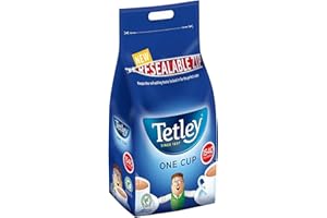 Tetley Original One Cup Black Tea Bags - Bulk Value Pack - Full Flavoured British Brew - Perfect for Breakfast or Anytime - Rainforest Alliance Certified - 1540 Teabags (1 Pack)