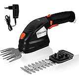 DELTAFOX Akku Gras- und Strauchschere - 7,2 V 2,0 Ah Lithium Ionen Akku - 2 h Ladezeit - 120 mm Schnittlänge - 150 mm Messerl