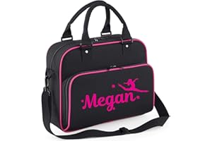 beyondsome Personalised Girls Gymnastics Split Jump Shoulder Bag