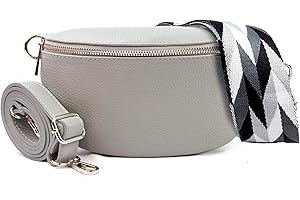 Woodland Leathers Genuine Italian Leather Shoulder Bag & Crossbody Bags For Women With 2 Straps, Leather Women's Cross-body Bags Chest Bag Shoulder Bag Bumbags