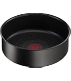 Sitram 711708 Stoofpan, Graniet, Diameter 24 Cm Van Gesmeed Aluminium Met Zwarte Anti Aanbaklaag Zonder Pfoa Steen Look Glazen Deksel Voor Alle Fornuizen Ook Inductiekookplaten