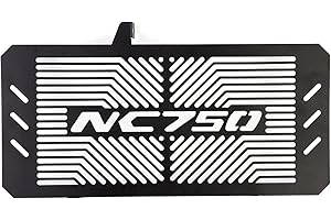 KIMISS Radiator Guard-Radiator Guard Black Motorcycle Radiator Guard Protector Grille Grill Cover for NC750 Series Stainless Steel Black