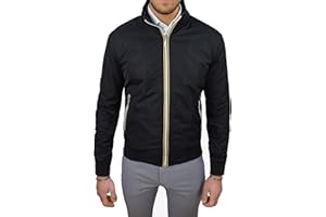 EVOGA Giubbotto Giacca Uomo Casual Primavera Estate Giubbino Moto Slim Fit