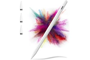 TQQ Stylet Tablette Samsung, 2.0 Stylet Tablette pour Charge Rapide de 5 à 10 Minutes, Reject de Paume, Fixation Magnétique, Compatible avec Samsung, Xiaomi et Lenovo Etc