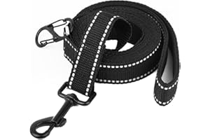 WODONDOG Long Line Dog Training Lead 3m 5m 10m 15m 20m Reflective Nylon dog Leash with Padded Handle Long Line Dog Lead Leash for Small Medium Large Dogs Puppy Pets Recall Training Walking Backyard (10M)