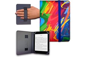 ANVAL Funda para Libro electrónico eReader eBook de 6 Pulgadas - Woxter, Tagus, BQ, Energy, SPC, Inves, Papyre, Wolder, Nolim - 6" Universal - elástico (115)