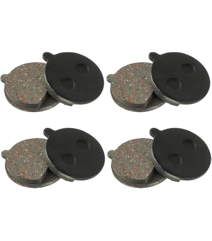 Futheda 4 Paar Hars en Semi-Metallic Fiets Schijfrem Pads Reparatie Vervanging Compatibel met Hans Hayes Sole MX2 MX3 MX4 MX5 CX5 GX-C GX2