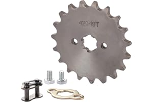 ‎GOOFIT GOOFIT 420 19 T 17mm Motorrad Motor Kettenritzel Kettenräder Ritzel kleines Kettenrad Ersatz für 50cc 70cc 90cc 110cc Motorcycle Dirtbike ATV Quad